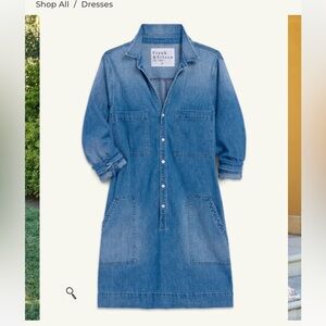 FRANK AND EILEEN Denim Ireland Utility Dress